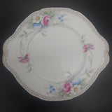 Paragon - White, Blue and Pink Flowers, X3045 - 18-piece Tea Set