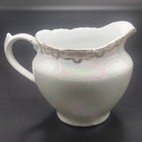 Victoria - Gold Garland on Pearl Lustre - Milk Jug