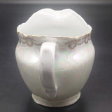 Victoria - Gold Garland on Pearl Lustre - Milk Jug