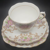 Colclough - Purple and Pink Flowers, 6621 - Trio