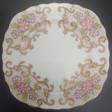 Colclough - Purple and Pink Flowers, 6621 - Side Plate