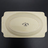 Wood's Ivory Ware - Flowers and Trees - Rectangular Dish