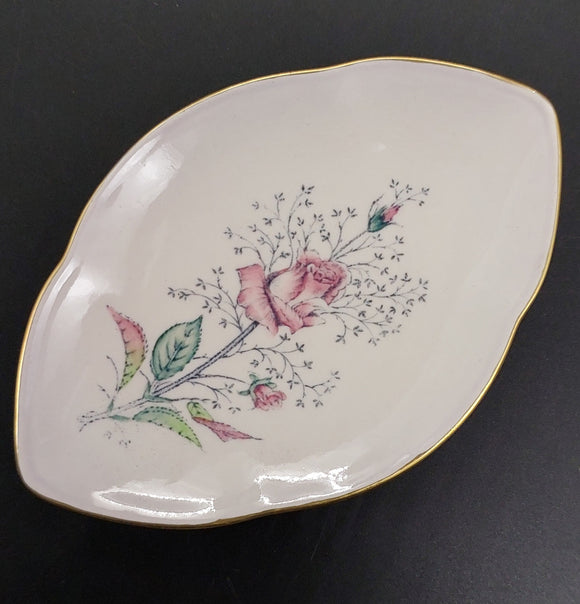 Carlton Ware - Pink Rose - 2551 Pin Dish