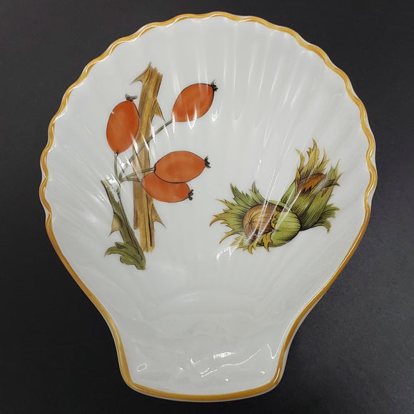 Royal Worcester - Wild Harvest - Shell-shaped Dish