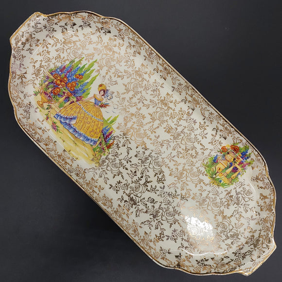 Empire - Crinoline Lady, Yellow Dress - Sandwich Tray