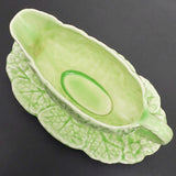 Melba Ware - Embossed Leaves and Flowers - Sauce Jug and Saucer