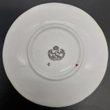 Grafton - Central Floral Spray with Gold Filigree and Maroon Bands - Duos