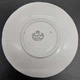 Grafton - Central Floral Spray with Gold Filigree and Teal Bands - Duos