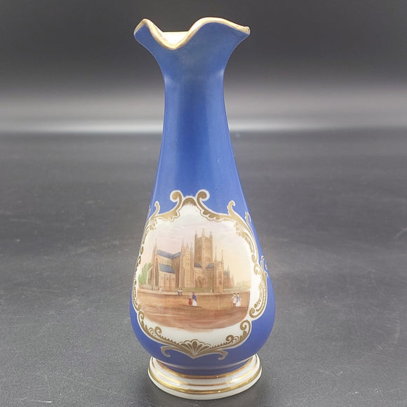 G Grainger - Hand-painted Worcester Cathedral - Small Jug