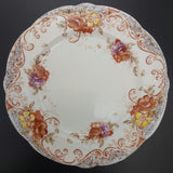 Aynsley - Yellow and Brown Flowers, Blue Border - Trio