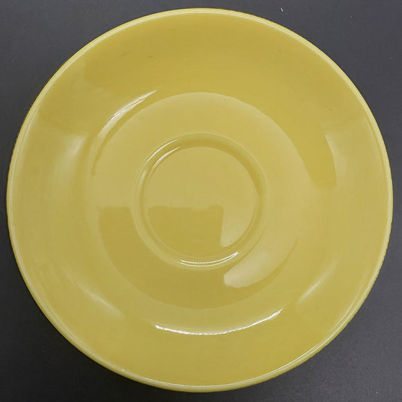 Crown Lynn - IGA, Yellow - Demitasse Saucer