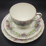 Sutherland - Colourful Flowers on Brick Band - Trio