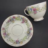 Sutherland - Colourful Flowers on Brick Band - Trio