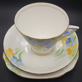 Phoenix - Blue and Yellow Flowers - Trio