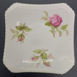 Adderley - Pink Roses A - Square Condiment/Trinket Dish