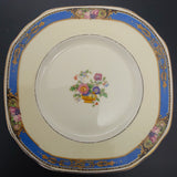 Grindley - Vase of Flowers, Blue Floral Band - Side Plate