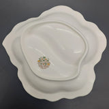 Royal Albert - White Dogwood - Handled Leaf-shape Dish