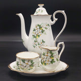 Royal Albert - White Dogwood - Coffee Service