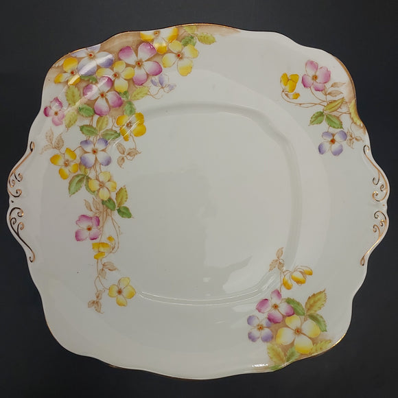 Royal Albert - Clematis - Cake Plate