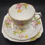 Royal Albert - Clematis - Trio with Countess-shaped Cup