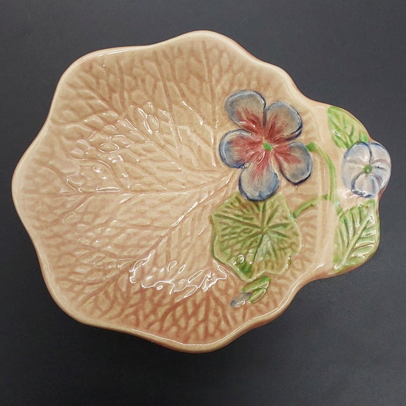 Melba Ware - Blue Flowers - Condiment/Trinket Dish