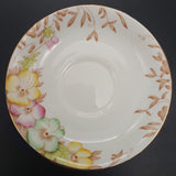 Bell China - Yellow, Green, and Pink Flowers - 21-piece Tea Set