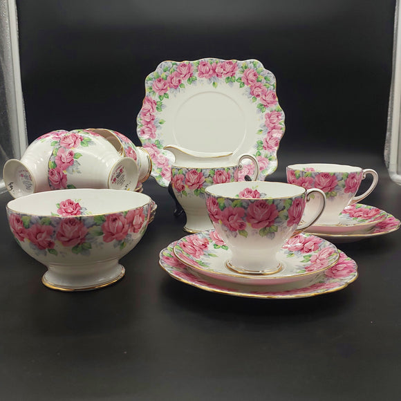 Royal Standard - Rose of Sharon - 21-piece Tea Set