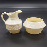 Belleek - Cleary - Milk Jug and Sugar Bowl