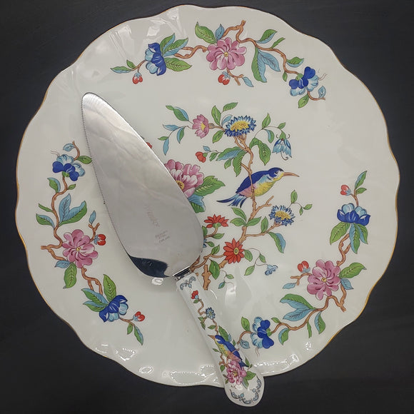 Aynsley - Pembroke - Cake/Pavlova Plate and Server