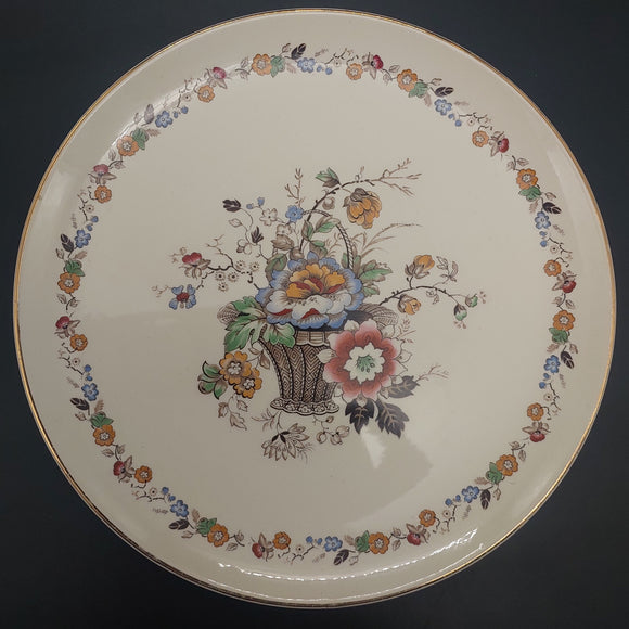 Palissy - Floral Basket - Salad Plate