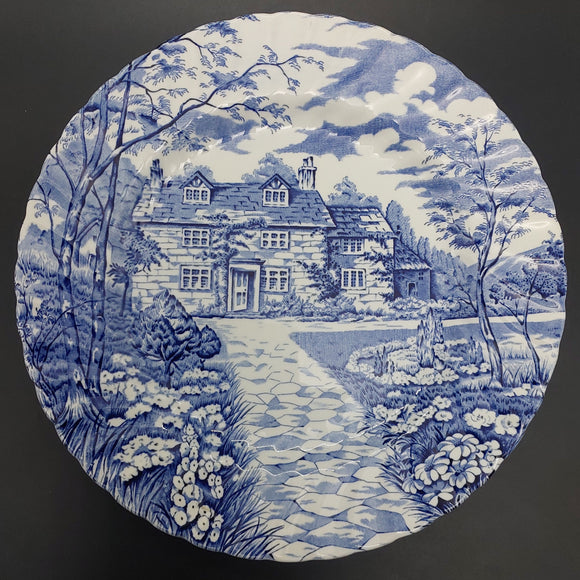 British Anchor - Country Cottage, Blue - Salad Plate