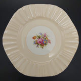 Foley - Floral Spray, Peach Rim - Luncheon Plate