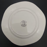 Foley - Floral Spray, Peach Rim - Luncheon Plate