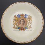 English-made - Queen Elizabeth II Coronation - Small Bowl