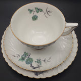 Royal Bayreuth - Branch with Teal Flowers and Leaves - Trio