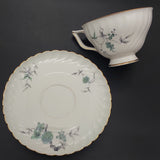 Royal Bayreuth - Branch with Teal Flowers and Leaves - Trio