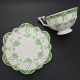Shelley - Green Floral Garland - Snowdrop-shaped Duo