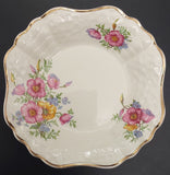 J & G Meakin - Orange, Pink, and Blue Flowers - Square Dish