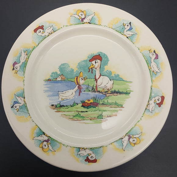 Wade England - Quack Quack by Robert Barlow - Child's Plate