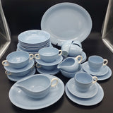 Grindley - Azure Leaf - Dinner Set