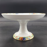 Sarreguemines - Floral Band - Footed Dish