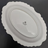Royal Albert - Blue Rim and Floral Sprays - Oval Dish