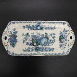 Mason's - Fruit Basket, Blue - Sandwich Tray