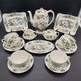 Crown Ducal - Chinese Garden - 18-piece Tea/Coffee Set