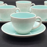 Poole - C57 Ice Green and Seagull - Demitasse Duo