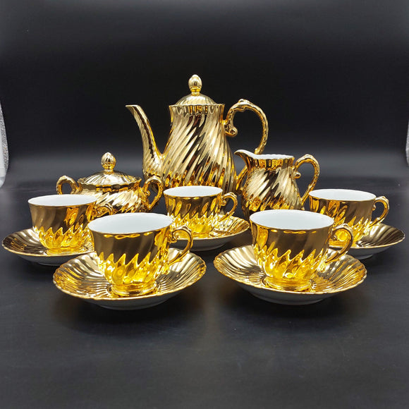 St Kilda, Australia - 22 Ct Gold - Coffee Set