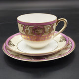 Noritake - Pink Bands with Gold Filigree - Trio