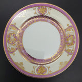 Noritake - Pink Bands with Gold Filigree - Trio