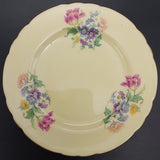 Aynsley - Floral Spray on Creamy Yellow Base - Trio