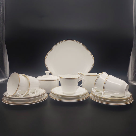 Royal Doulton - Gold Concord, H5049 - 20-piece Tea Set
